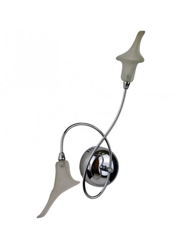 APLIQUE DE INTERIOR CROMO-VIDRIO 48x22