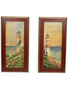 PAREJA DE CUADROS DE FARO