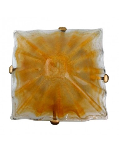 PLAFÓN CUADRADO CRISTAL MURANO 2XE27...