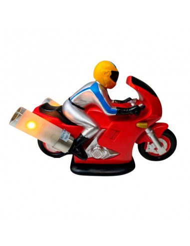 LÁMPARA MOTO RACING ROJA 22x31