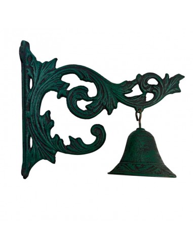 CAMPANA PARED HIERRO VERDE ÓXIDO 25x29