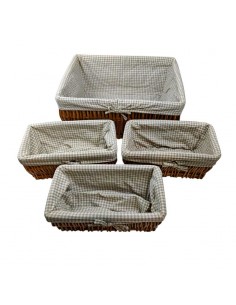 SET DE 4 CESTAS DE MIMBRE... 2