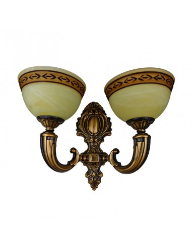 APLIQUE DOBLE BRONCE CUERO VINTAGE 28x38