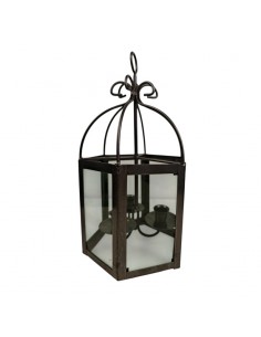 FAROL FORJA VINTAGE GRIS 37x21
