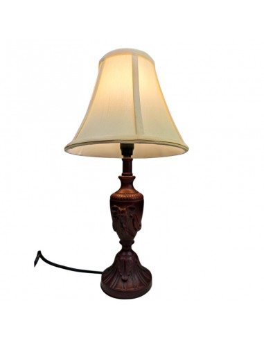 LÁMPARA CLÁSICA RESINA BURDEOS E14 41x22