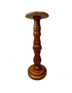 PEDESTAL DE MADERA TORNEADA...