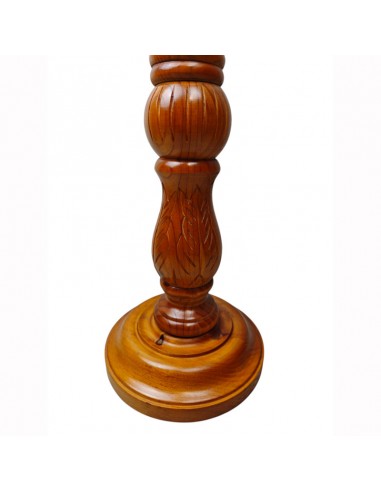 PEDESTAL DE MADERA TORNEADA PARA...