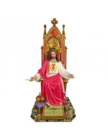 SAGRADO CORAZÓN REY TRONO OLOT 86x36