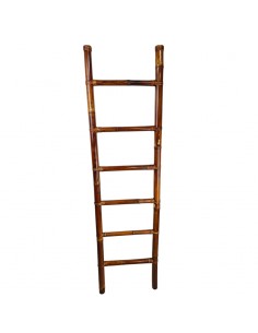 ESCALERA PERCHERO TOALLERO MADERA TECA 2