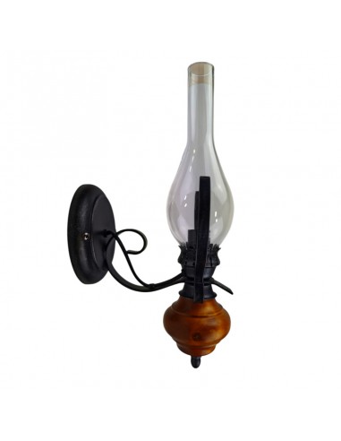 APLIQUE DE PARED GRIS VINTAGE E14 35x18