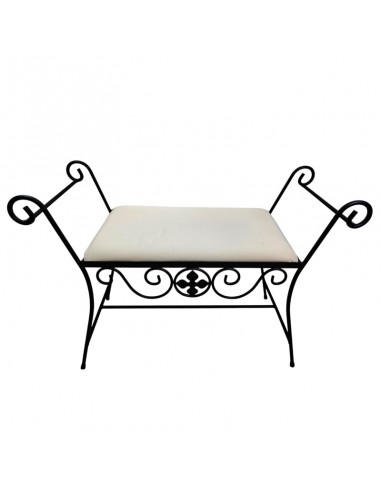BANQUETA DESCALZADORA FORJA NEGRA 64x90