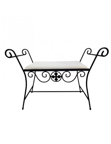 BANQUETA DESCALZADORA FORJA NEGRA 64x90