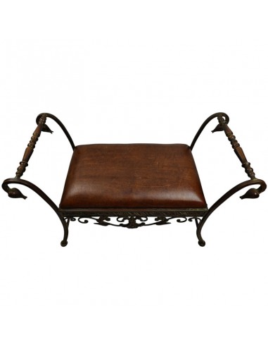 BANQUETA DESCALZADORA FORJA MARRÓN 57x78