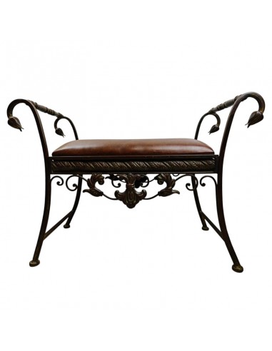 BANQUETA DESCALZADORA FORJA MARRÓN 57x78