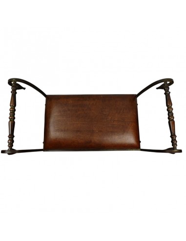 BANQUETA DESCALZADORA FORJA MARRÓN 57x78