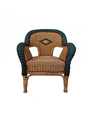 CONJUNTO DE MIMBRE CUATRO PIEZAS JARDIN