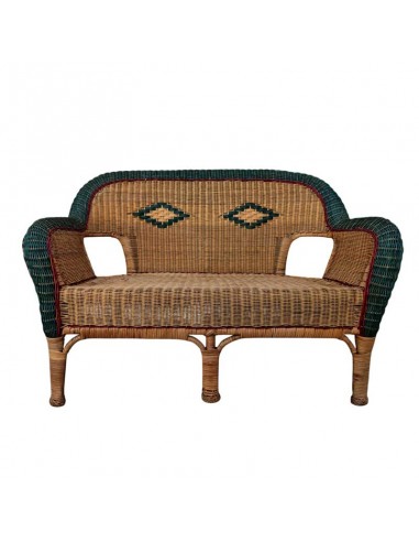 CONJUNTO DE MIMBRE CUATRO PIEZAS JARDIN