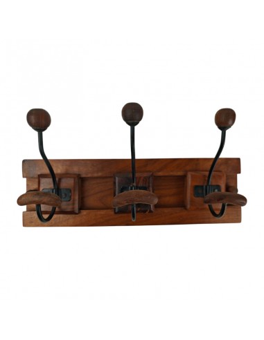 PERCHERO PARED PALISANDRO REGULABLE...
