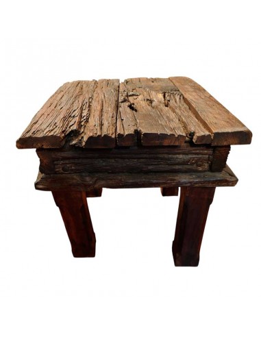 MESA AUXILIAR MADERA PRIMITIVA 58x59