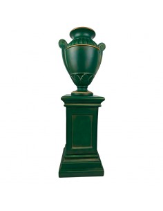 JARRÓN DE PORCELANA VERDE...