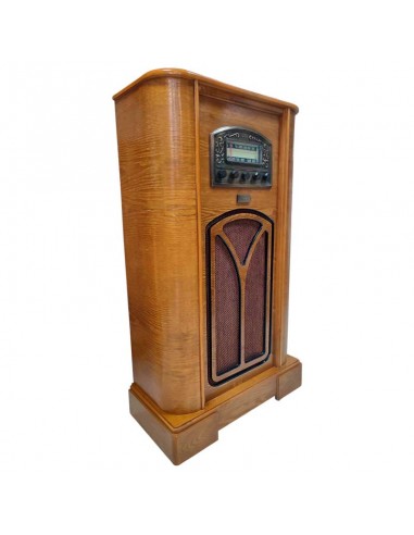 RADIO RETRO DE MADERA CON CASSETTE...
