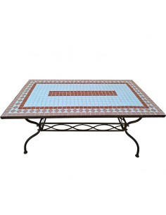 MESA DE CENTRO DE FORJA Y...