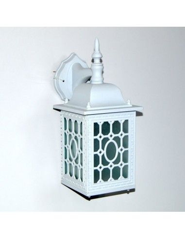 APLIQUE DE EXTERIOR BLANCO CUADRADO