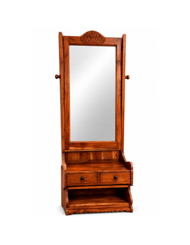 ESPEJO RECIBIDOR DE PALISANDRO 186x65