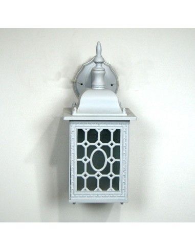 APLIQUE DE EXTERIOR BLANCO CUADRADO