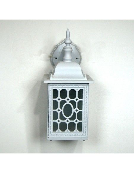 APLIQUE DE EXTERIOR BLANCO CUADRADO