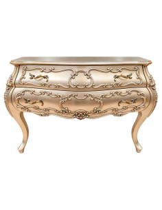 CONSOLA MADERA PLATA 83x113