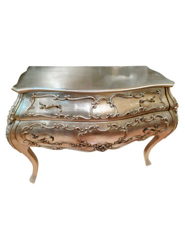 CONSOLA MADERA PLATA 83x113