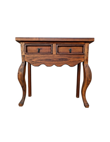 CONSOLA MADERA TALLADA 82x88