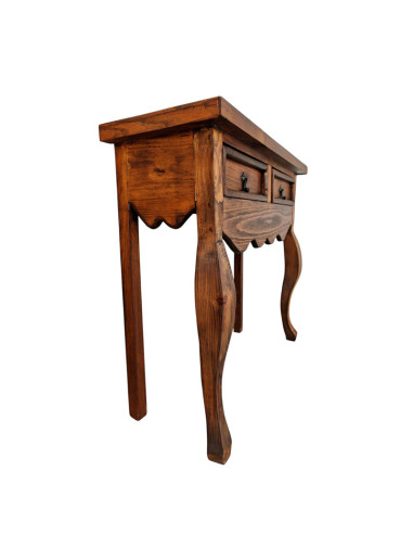 CONSOLA MADERA TALLADA 82x88