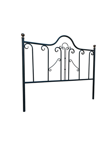 CABECERO DE FORJA NEGRO PARA CAMA 150