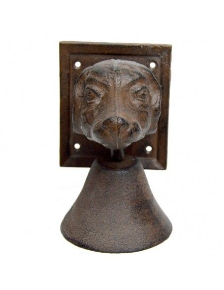 CAMPANA PERRO DECORATIVA DE HIERRO