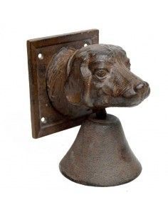 CAMPANA PERRO DECORATIVA DE HIERRO