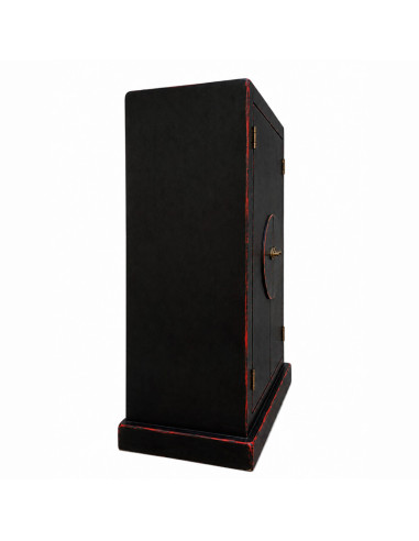 MUEBLE AUXILIAR ORIENTAL NEGRO Y ROJO...