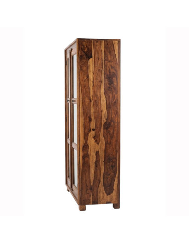 VITRINA EN PALISANDRO MACIZO 180x84.5