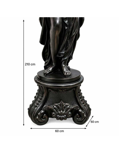 LÁMPARA DE PIE FIGURA MUJER TIFFANY...