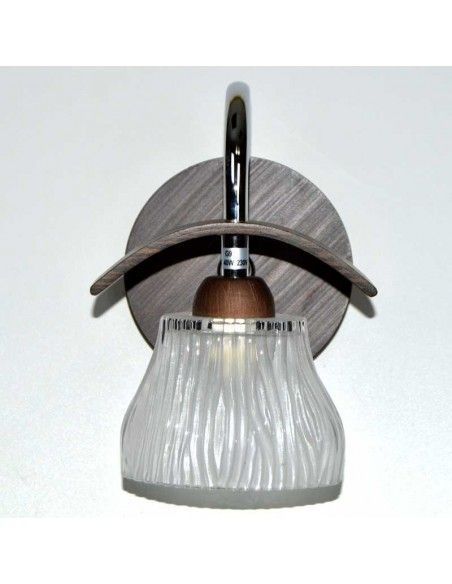 APLIQUE DE INTERIOR ACERO INOX CON WENGUER