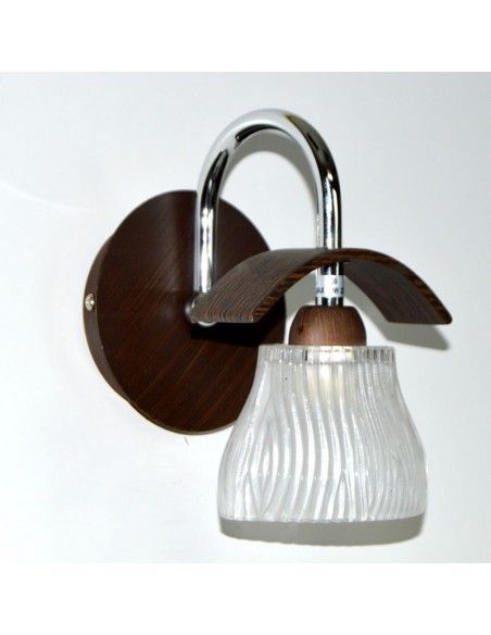 APLIQUE DE INTERIOR ACERO INOX CON WENGUER