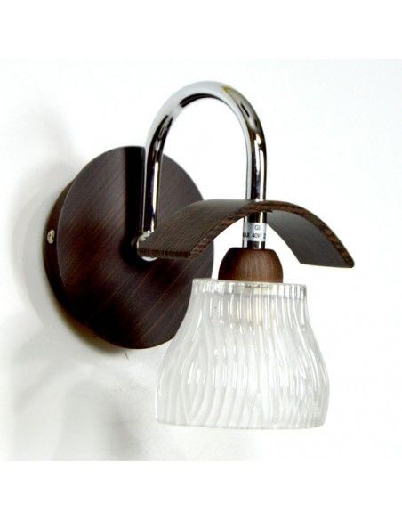 APLIQUE DE INTERIOR ACERO INOX CON WENGUER
