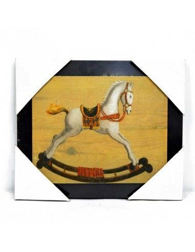 PAREJA DE CUADROS CABALLO INFANTIL