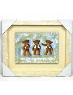 CUADRO MADERA DE OSO INFANTIL