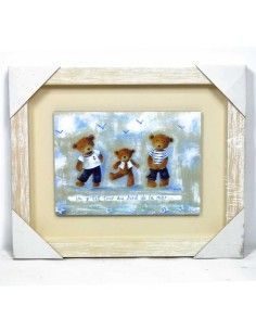 CUADRO MADERA DE OSO INFANTIL