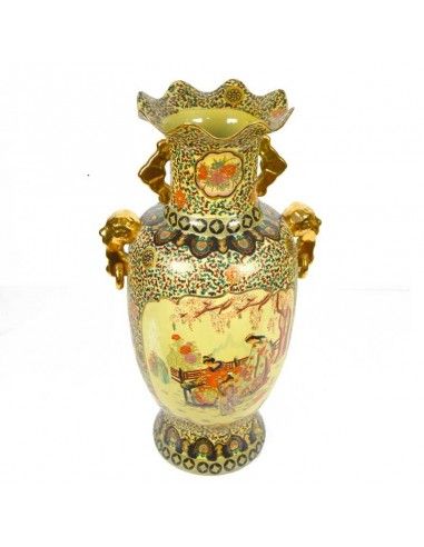 JARRON DE PORCELANA DE SATSUMA