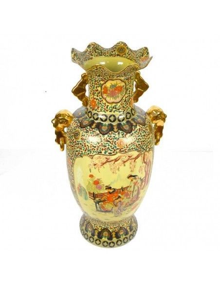 JARRON DE PORCELANA DE SATSUMA