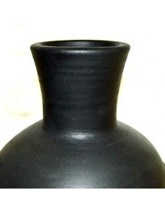JARRON DE CERAMICA Y RATTAN 2