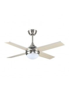 VENTILADOR DE TECHO CUATRO ASPAS CREMA